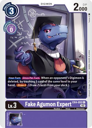 Fake Agumon Expert (EX4-052)  Common - Alternative Being Booster