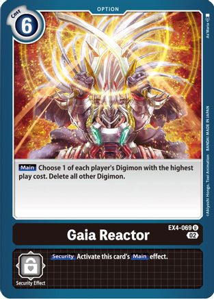 Gaia Reactor (EX4-069)  Uncommon - Alternative Being Booster