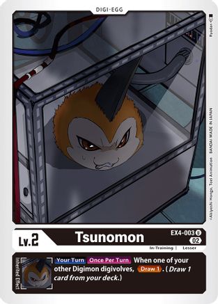 Tsunomon (EX4-003)  Uncommon - Alternative Being Booster