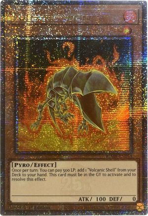 Volcanic Shell (Quarter Century Secret Rare) (BLMR-EN053) - Quarter Century Secret Rare - 1st Edition - Battles of Legend: Monstrous Revenge