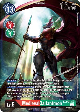 MedievalGallantmon (Alternate Art) (EX4-013) Foil Super Rare - Alternative Being Booster