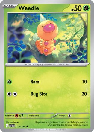 Weedle 13  - Common - SV: Scarlet & Violet 151
