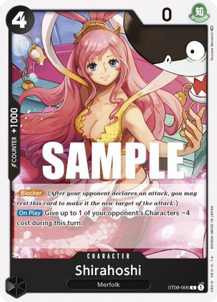 Shirahoshi (ST08-006) - Normal Common - Starter Deck 8: Monkey.D.Luffy