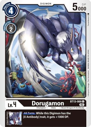 Dorugamon (BT13-066)  Common - Versus Royal Knights