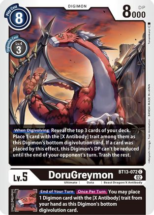 DoruGreymon (BT13-072)  Common - Versus Royal Knights