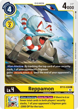 Reppamon (BT13-038)  Common - Versus Royal Knights