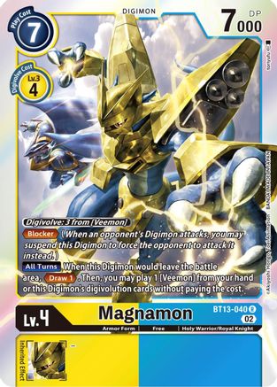 Magnamon (BT13-040) Foil Rare - Versus Royal Knights