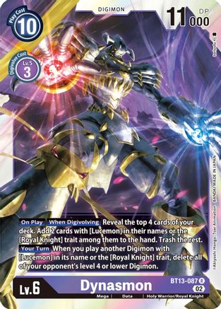 Dynasmon (BT13-087) Foil Rare - Versus Royal Knights