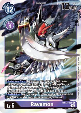 Ravemon (BT13-089) Foil Rare - Versus Royal Knights