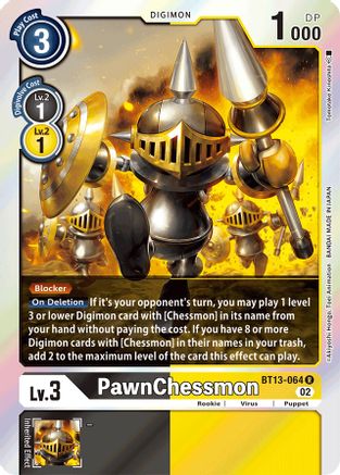 PawnChessmon - BT13-064 (BT13-064) Foil Rare - Versus Royal Knights