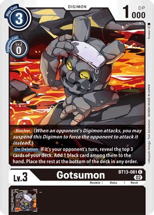 Gotsumon (BT13-061)  Common - Versus Royal Knights