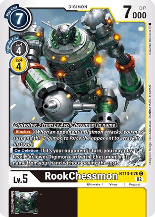 RookChessmon (BT13-070)  Common - Versus Royal Knights