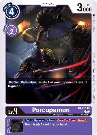 Porcupamon (BT13-081)  Common - Versus Royal Knights