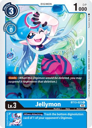 Jellymon (BT13-023)  Common - Versus Royal Knights