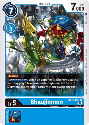 Shaujinmon (BT13-027)  Common - Versus Royal Knights