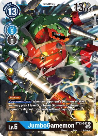 JumboGamemon (BT13-032)  Uncommon - Versus Royal Knights