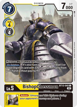BishopChessmon (BT13-042)  Common - Versus Royal Knights