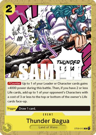 Thunder Bagua (ST09-015) - Normal Common - Starter Deck 9: Yamato