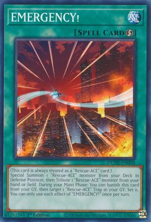 EMERGENCY! (DUNE-EN058) - Common - 1st Edition - Duelist Nexus