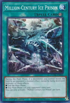Million-Century Ice Prison (DUNE-EN066) - Common - 1st Edition - Duelist Nexus