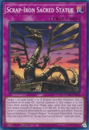 Scrap-Iron Sacred Statue (DUNE-EN068) - Common - 1st Edition - Duelist Nexus