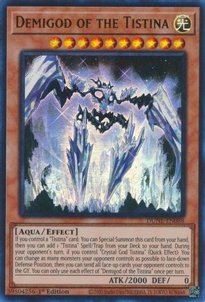 Demigod of the Tistina (DUNE-EN088) - Ultra Rare - Duelist Nexus