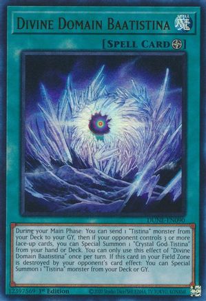 Divine Domain Baatistina (DUNE-EN090) - Ultra Rare - Duelist Nexus