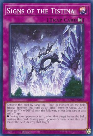 Signs of the Tistina (DUNE-EN092) - Common - 1st Edition - Duelist Nexus