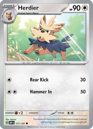 Herdier 171  - Common - SV03: Obsidian Flames