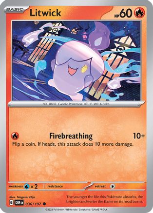 Litwick 36  - Common - SV03: Obsidian Flames