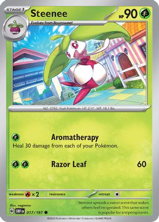 Steenee 17  - Common - SV03: Obsidian Flames