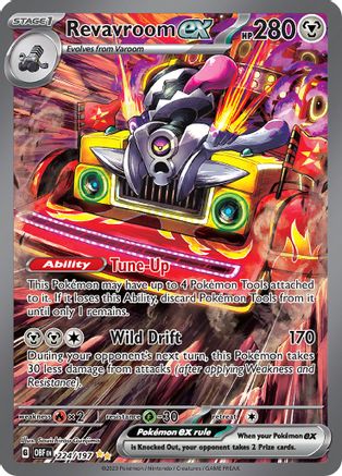 Revavroom ex - 224/197 224 Holofoil - Special Illustration Rare - SV03: Obsidian Flames