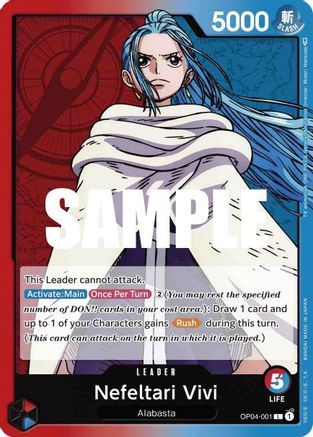 Nefeltari Vivi (001) (OP04-001) - Normal Leader - Kingdoms of Intrigue