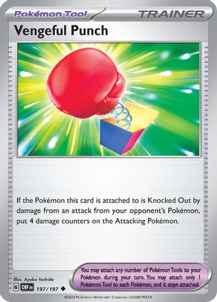Vengeful Punch 197  - Uncommon - SV03: Obsidian Flames
