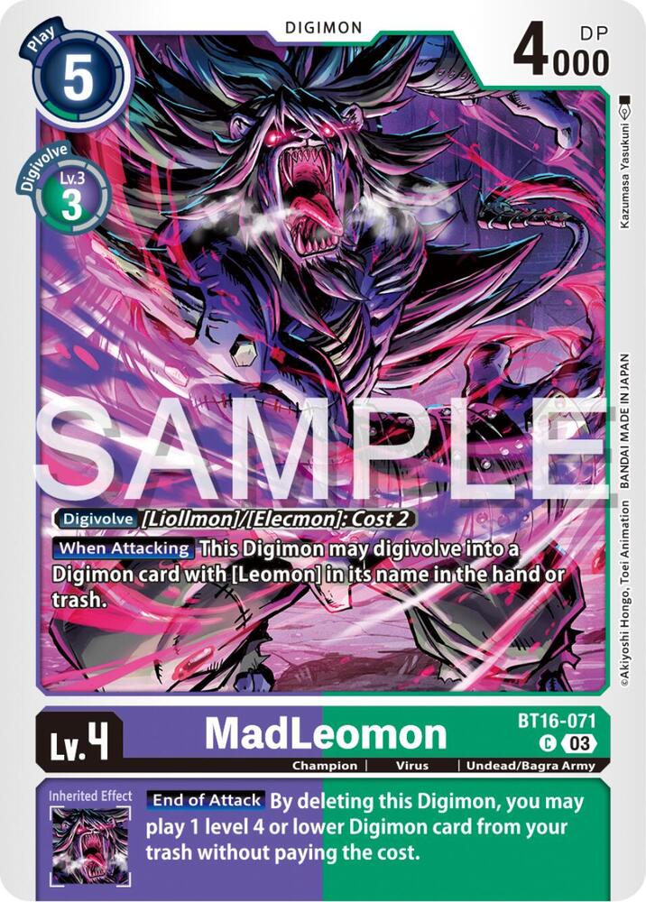 MadLeomon BT16-071 C (Beginning Observer) 