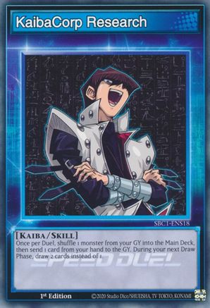 KaibaCorp Research (SBC1-ENS18) - Common - 1st Edition - Speed Duel: Streets of Battle City