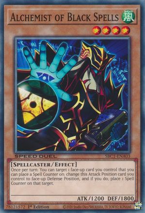 Alchemist of Black Spells (SBC1-ENA03) - Common - Speed Duel: Streets of Battle City