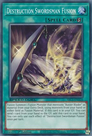 Destruction Swordsman Fusion (SBC1-ENA16) - Common - Speed Duel: Streets of Battle City