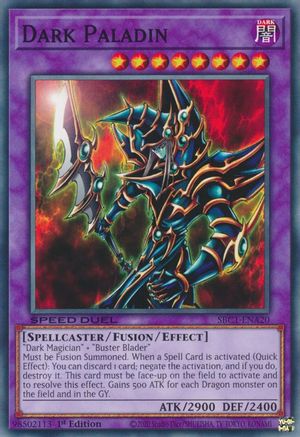 Dark Paladin (SBC1-ENA20) - Common - Speed Duel: Streets of Battle City