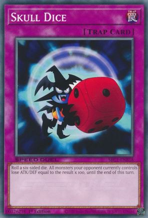 Skull Dice (SBC1-ENB18) - Common - 1st Edition - Speed Duel: Streets of Battle City