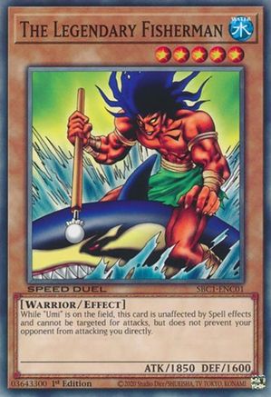The Legendary Fisherman (SBC1-ENC01) - Common - 1st Edition - Speed Duel: Streets of Battle City