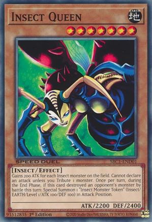 Insect Queen (SBC1-END01) - Common - Speed Duel: Streets of Battle City