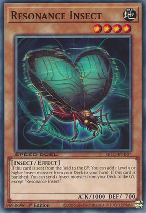 Resonance Insect (SBC1-END07) - Common - Speed Duel: Streets of Battle City