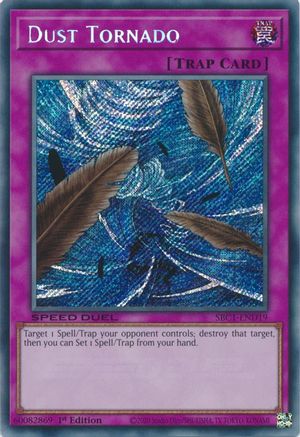 Dust Tornado (Secret Rare) (SBC1-END19) - Secret Rare - 1st Edition - Speed Duel: Streets of Battle City