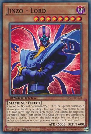 Jinzo - Lord (SBC1-ENE02) - Common - 1st Edition - Speed Duel: Streets of Battle City