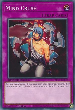 Mind Crush (SBC1-ENE19) - Common - 1st Edition - Speed Duel: Streets of Battle City