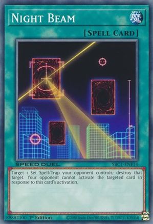 Night Beam (SBC1-ENF14) - Common - Speed Duel: Streets of Battle City