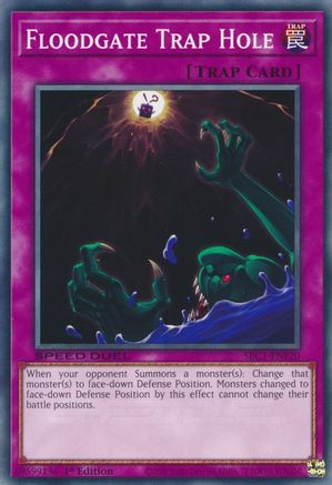 Floodgate Trap Hole (SBC1-ENF20) - Common - Speed Duel: Streets of Battle City