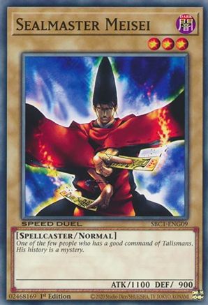 Sealmaster Meisei (SBC1-ENG09) - Common - 1st Edition - Speed Duel: Streets of Battle City