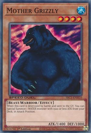 Mother Grizzly (SBC1-ENH10) - Common - 1st Edition - Speed Duel: Streets of Battle City